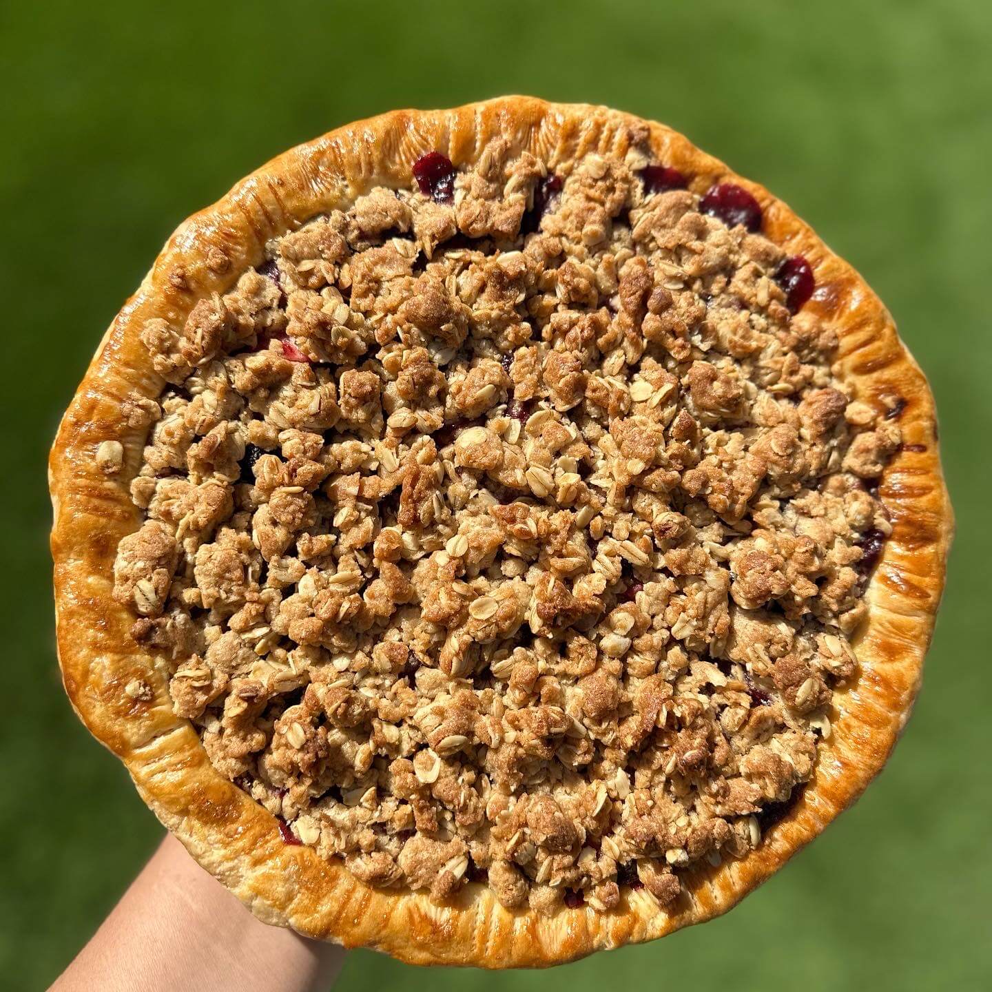 Dutch Triple Berry Pie